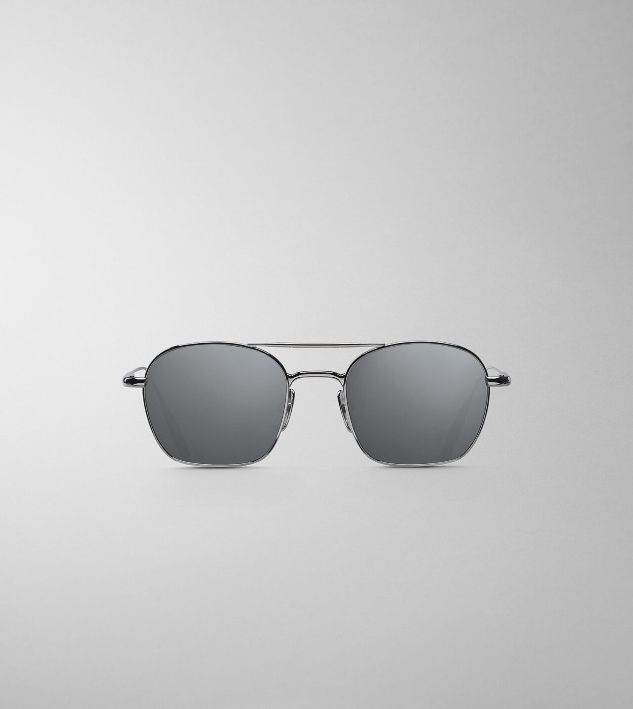 Maeda Sunglasses in Palladium grey mirror