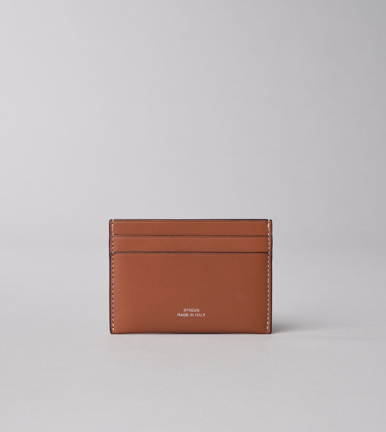 Credit Card Holder in Saddle Tan Leather