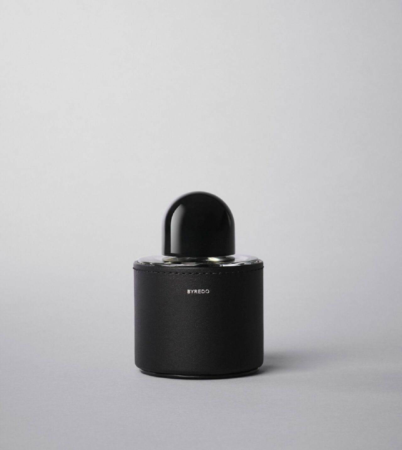 Small Perfume Holder in Black Leather