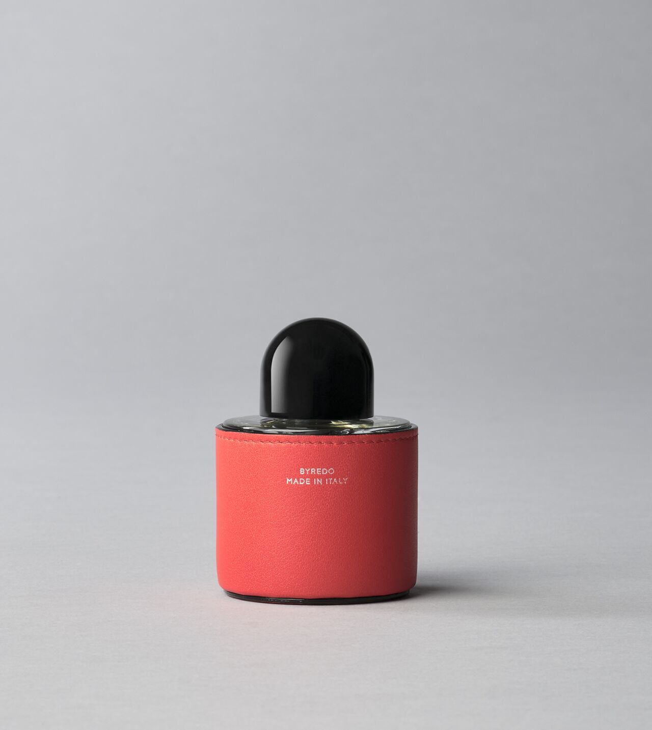 Perfume holder 50ml in Bright red leather