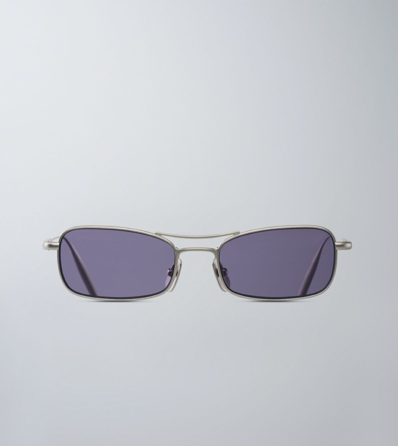 Takenaka Sunglasses in Palladium Mat/Purple