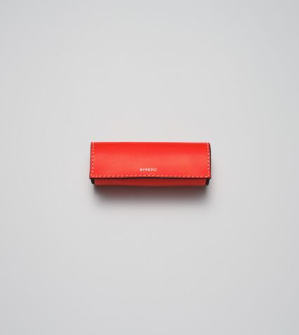 Lipstick Leather Case in Bright Red 