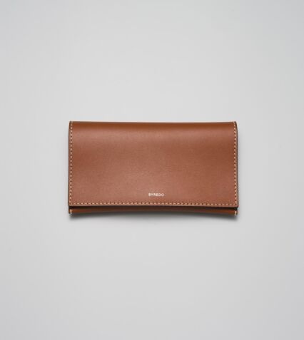 Eyeshadow Leather Case in Saddle Tan Leather