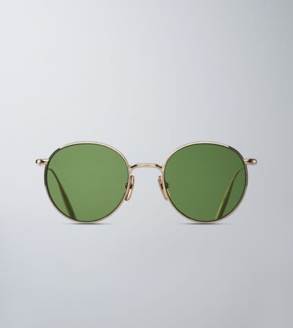 Isono Sunglasses in Gold Shiny/Green