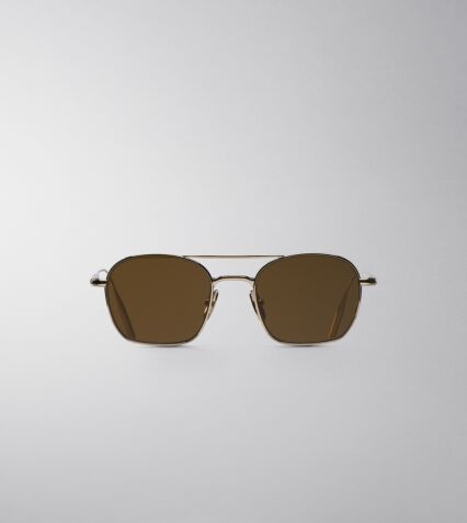 Maeda Sunglasses in Gold brown