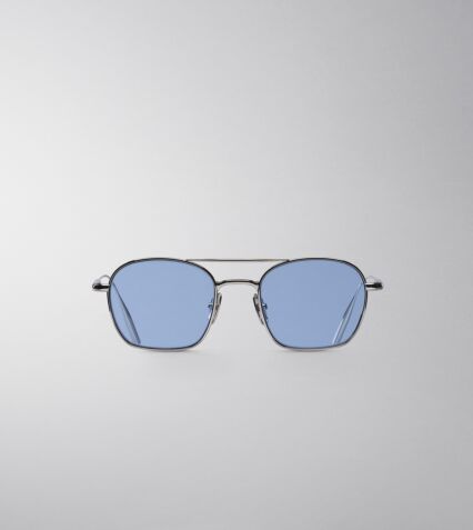 Maeda Sunglasses in Palladium blue